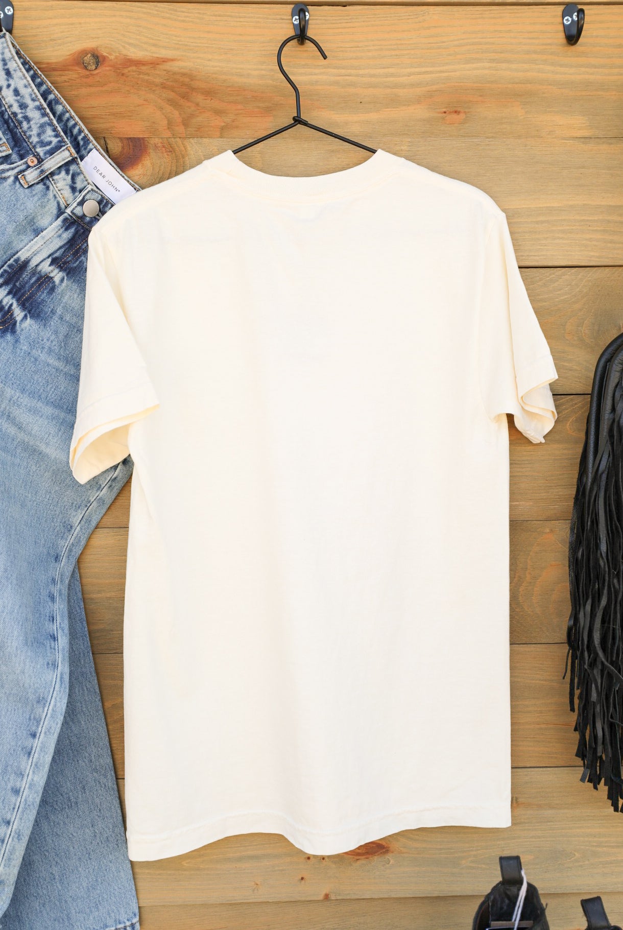 Cowboys & Beer Tee-Graphic Tee-Crooked Horn Company, Online Women's Fashion Boutique in San Tan Valley, Arizona 85140