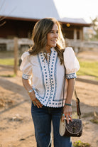 Alexandria Top-Shirts-Crooked Horn Company, Online Women's Fashion Boutique in San Tan Valley, Arizona 85140