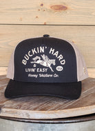 Buck Hard Black Hat-Accessories-Crooked Horn Company, Online Women's Fashion Boutique in San Tan Valley, Arizona 85140