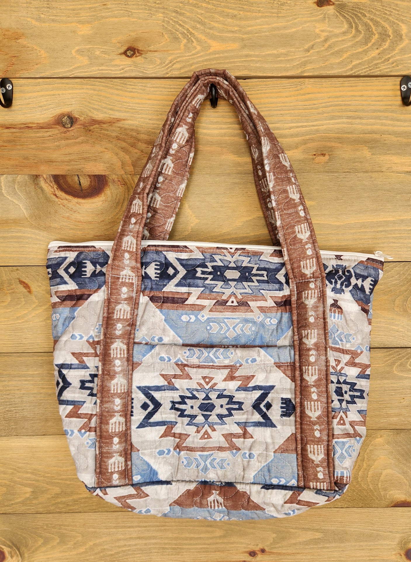 Quilted Zipper Tote-Purses/Bags-Crooked Horn Company, Online Women's Fashion Boutique in San Tan Valley, Arizona 85140
