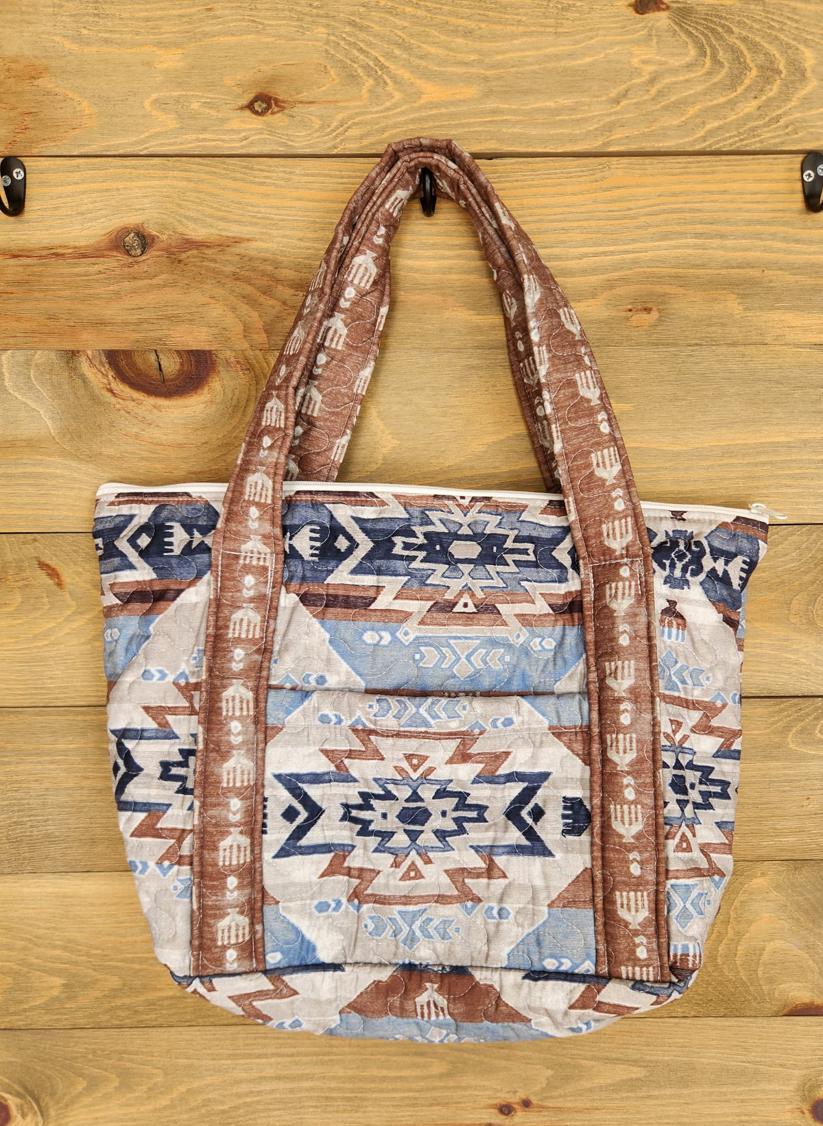 Quilted Zipper Tote-Purses/Bags-Crooked Horn Company, Online Women's Fashion Boutique in San Tan Valley, Arizona 85140