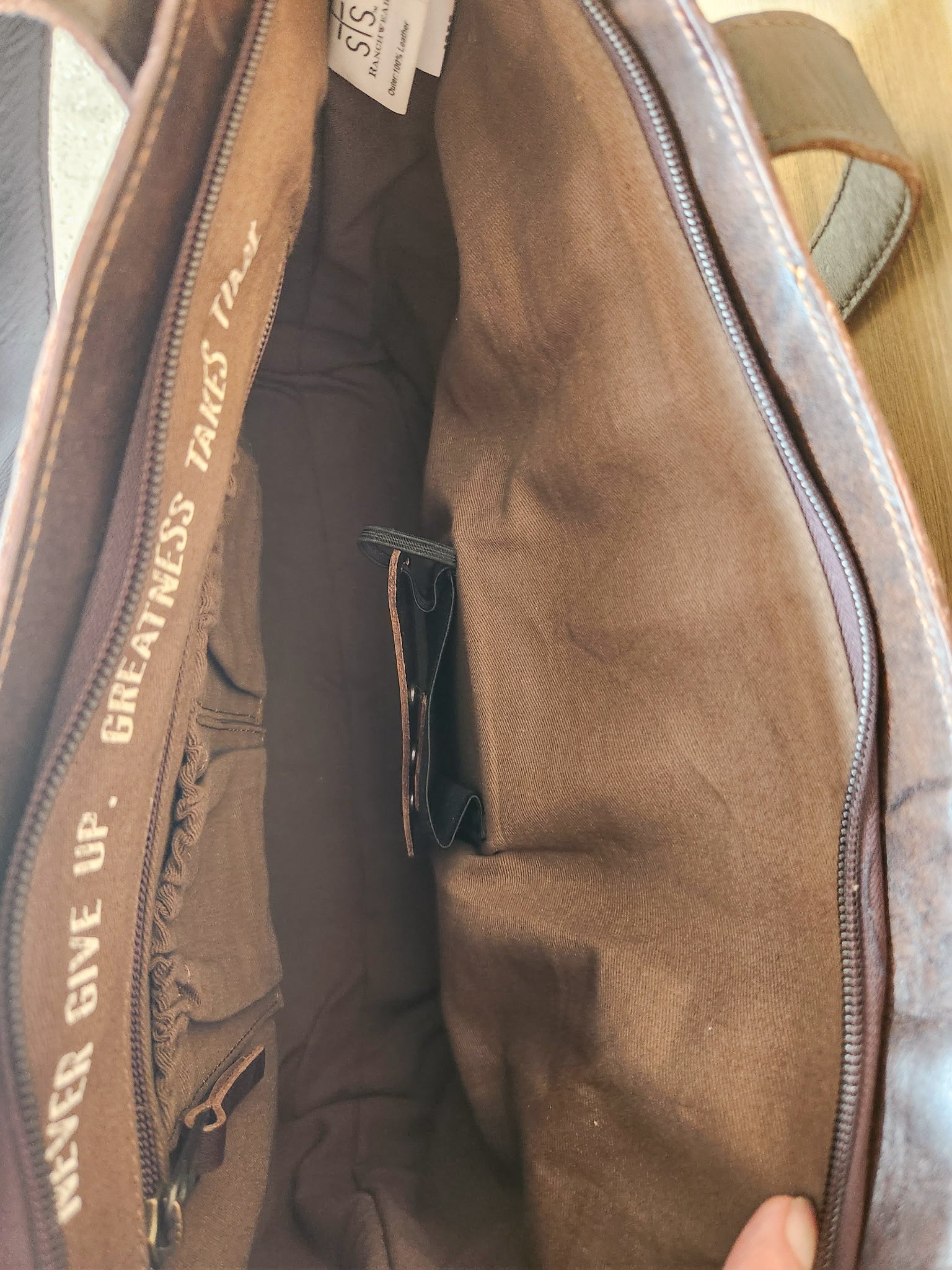 Bandera Chocolate Tote-Purses/Bags-Crooked Horn Company, Online Women's Fashion Boutique in San Tan Valley, Arizona 85140
