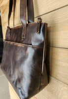 Bandera Chocolate Tote-Purses/Bags-Crooked Horn Company, Online Women's Fashion Boutique in San Tan Valley, Arizona 85140