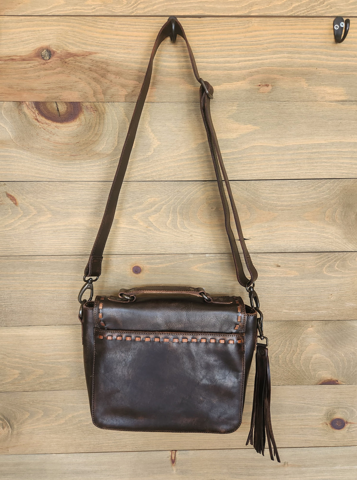 Bandera Chocolate Dakota Crossbody-Purses/Bags-Crooked Horn Company, Online Women's Fashion Boutique in San Tan Valley, Arizona 85140