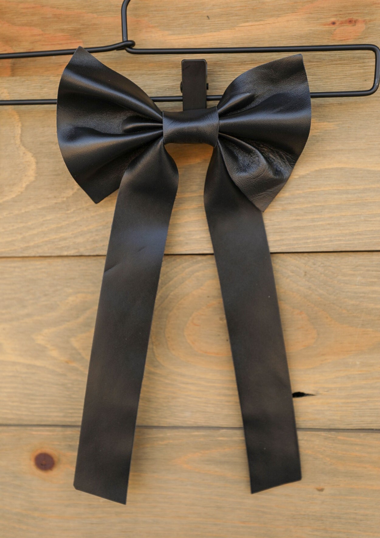 Leather Bow-Accessories-Crooked Horn Company, Online Women's Fashion Boutique in San Tan Valley, Arizona 85140