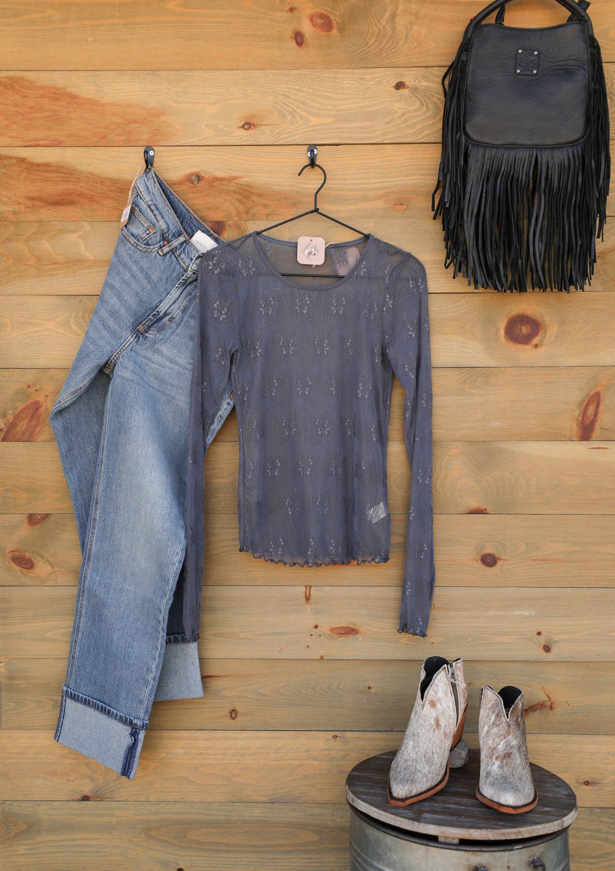 Neihart Top-Shirts-Crooked Horn Company, Online Women's Fashion Boutique in San Tan Valley, Arizona 85140