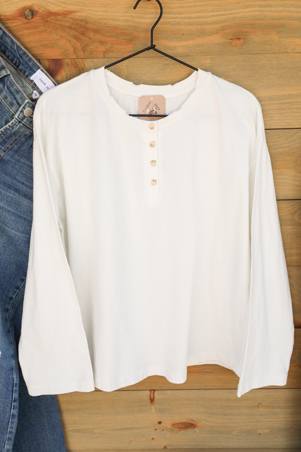 Roundup Top-Shirts-Crooked Horn Company, Online Women's Fashion Boutique in San Tan Valley, Arizona 85140