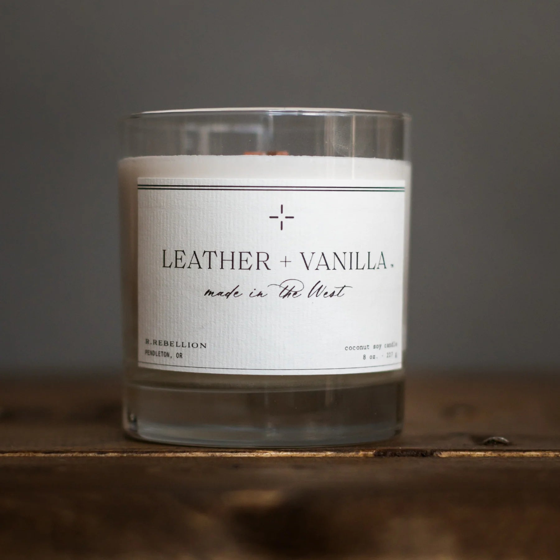 Leather Vanilla Candle-Home Goods-Crooked Horn Company, Online Women's Fashion Boutique in San Tan Valley, Arizona 85140