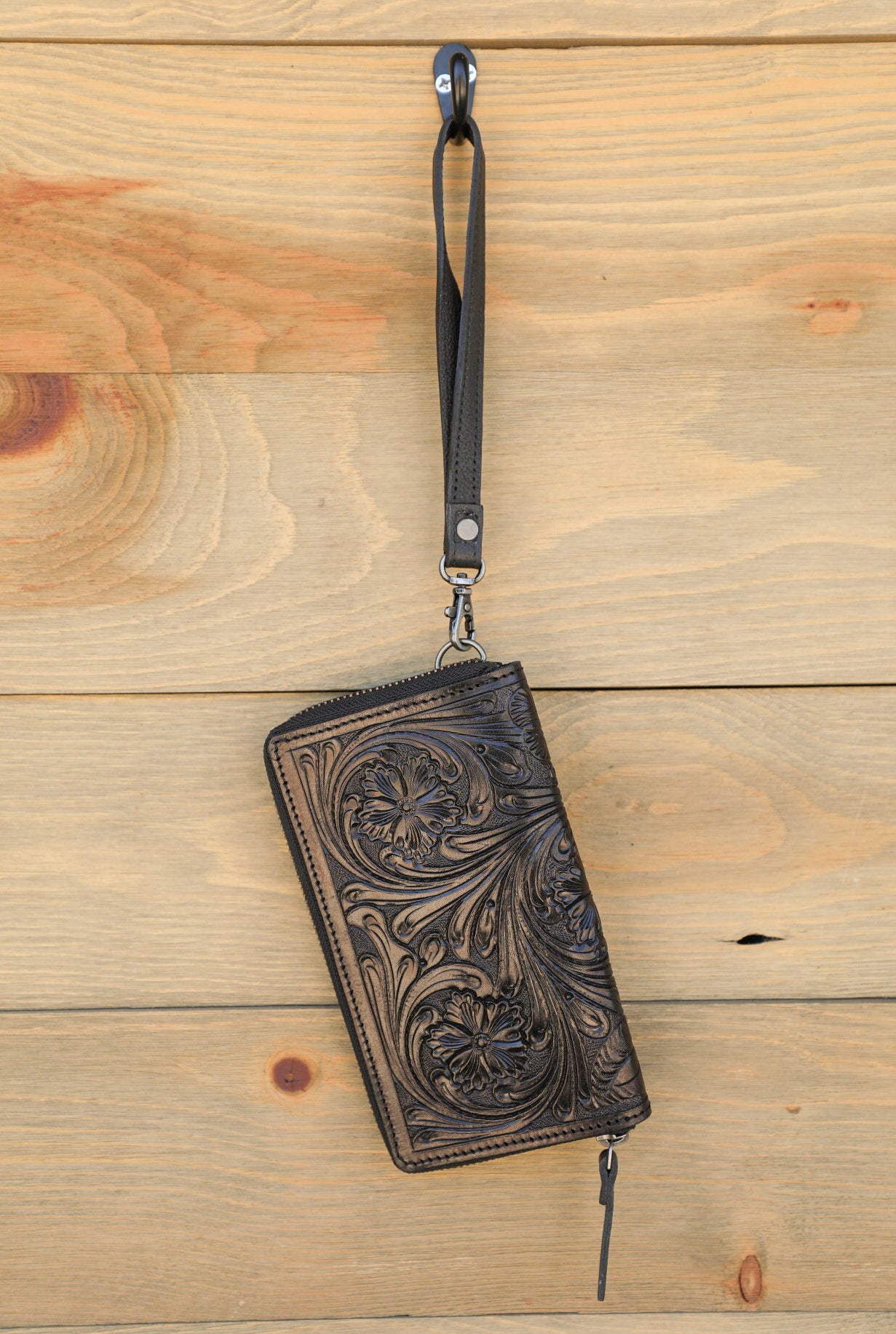 San Jon Wallet Black-Purses/Bags-Crooked Horn Company, Online Women's Fashion Boutique in San Tan Valley, Arizona 85140