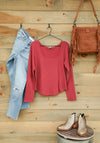 Selma Top-Shirts-Crooked Horn Company, Online Women's Fashion Boutique in San Tan Valley, Arizona 85140