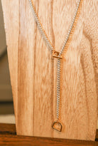 Stirrup Necklace-Jewelry-Crooked Horn Company, Online Women's Fashion Boutique in San Tan Valley, Arizona 85140