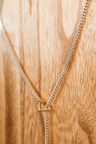 Stirrup Necklace-Jewelry-Crooked Horn Company, Online Women's Fashion Boutique in San Tan Valley, Arizona 85140