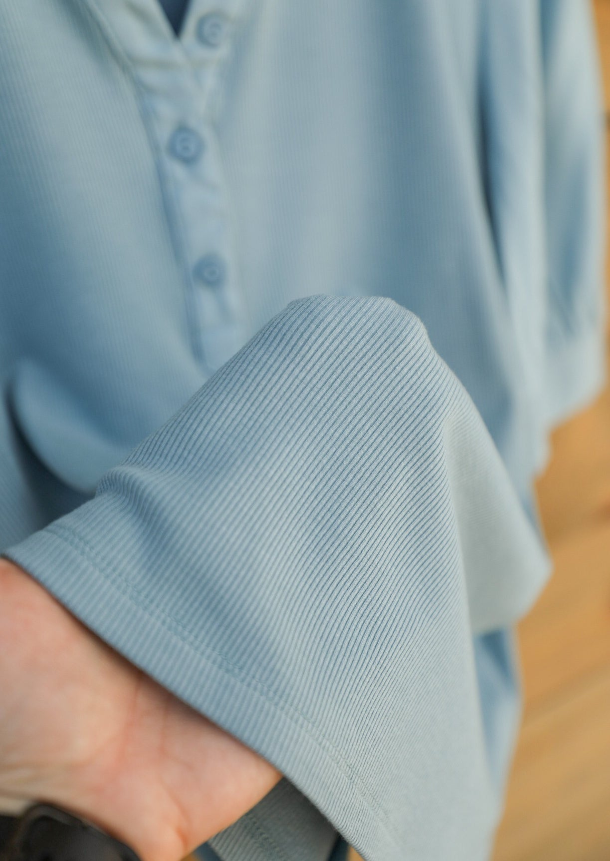 Tanner Top Blue-Shirts-Crooked Horn Company, Online Women's Fashion Boutique in San Tan Valley, Arizona 85140