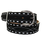 DJ Buck Stitch Suede Belt-Accessories-Crooked Horn Company, Online Women's Fashion Boutique in San Tan Valley, Arizona 85140