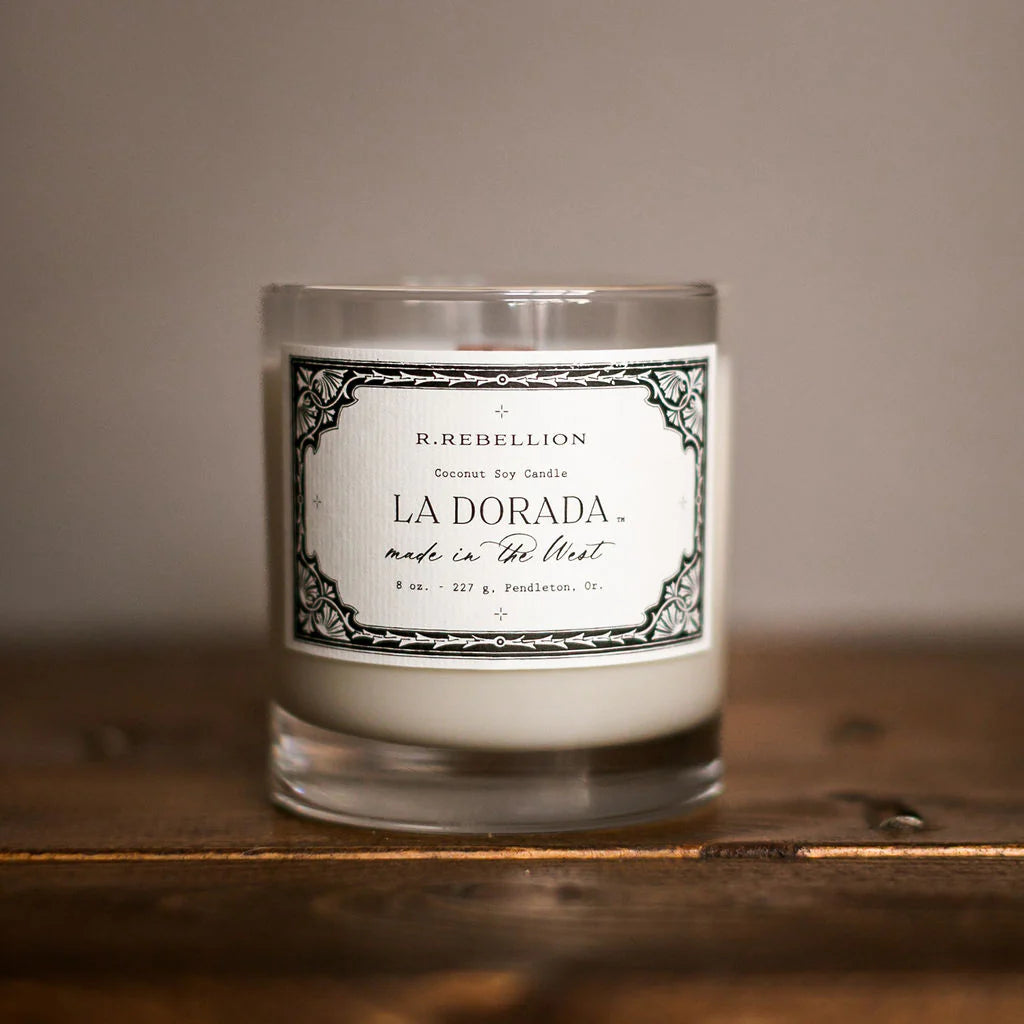La Dorada Candle-Home Goods-Crooked Horn Company, Online Women's Fashion Boutique in San Tan Valley, Arizona 85140