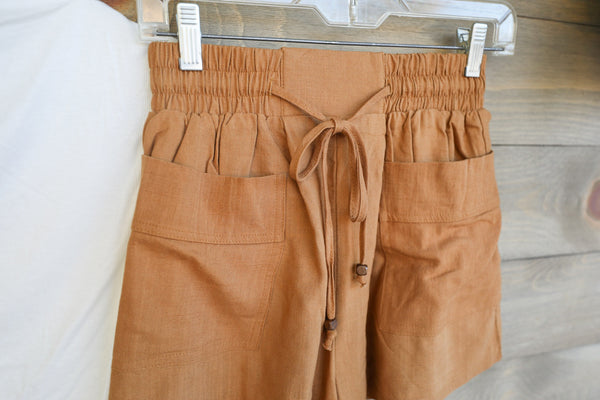 Billie Linen Shorts-Shorts-Crooked Horn Company, Online Women's Fashion Boutique in San Tan Valley, Arizona 85140