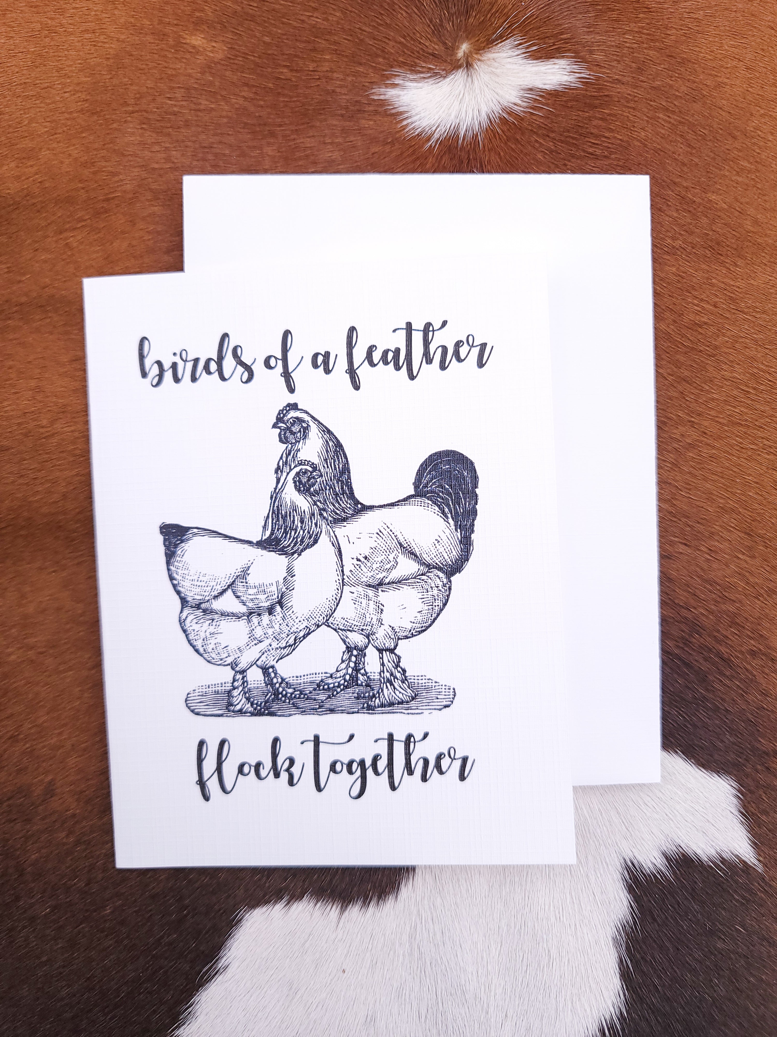 Birds of a Feather-Stationery-Crooked Horn Company, Online Women's Fashion Boutique in San Tan Valley, Arizona 85140