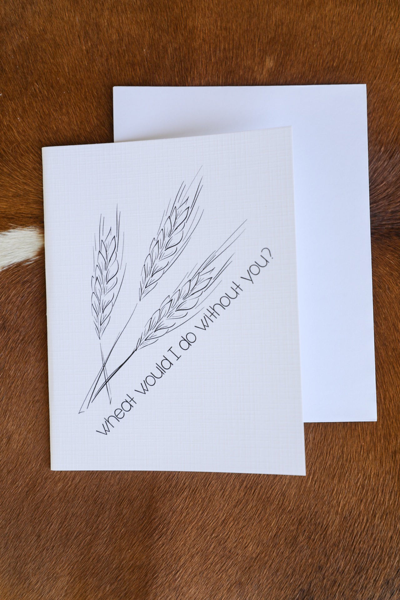 Wheat Would I Do-Stationery-Crooked Horn Company, Online Women's Fashion Boutique in San Tan Valley, Arizona 85140