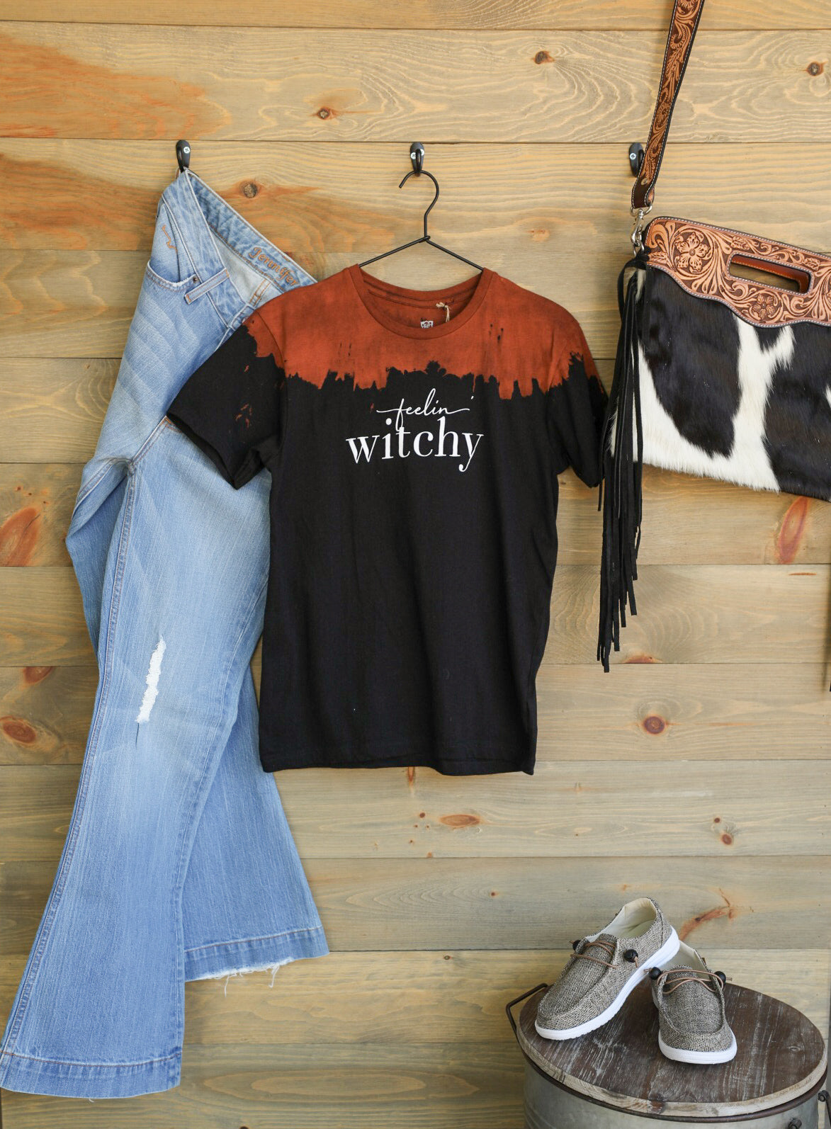Witchy Tee-Graphic Tee-Crooked Horn Company, Online Women's Fashion Boutique in San Tan Valley, Arizona 85140