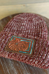 Daisy Patch Beanie-Hat-Crooked Horn Company, Online Women's Fashion Boutique in San Tan Valley, Arizona 85140