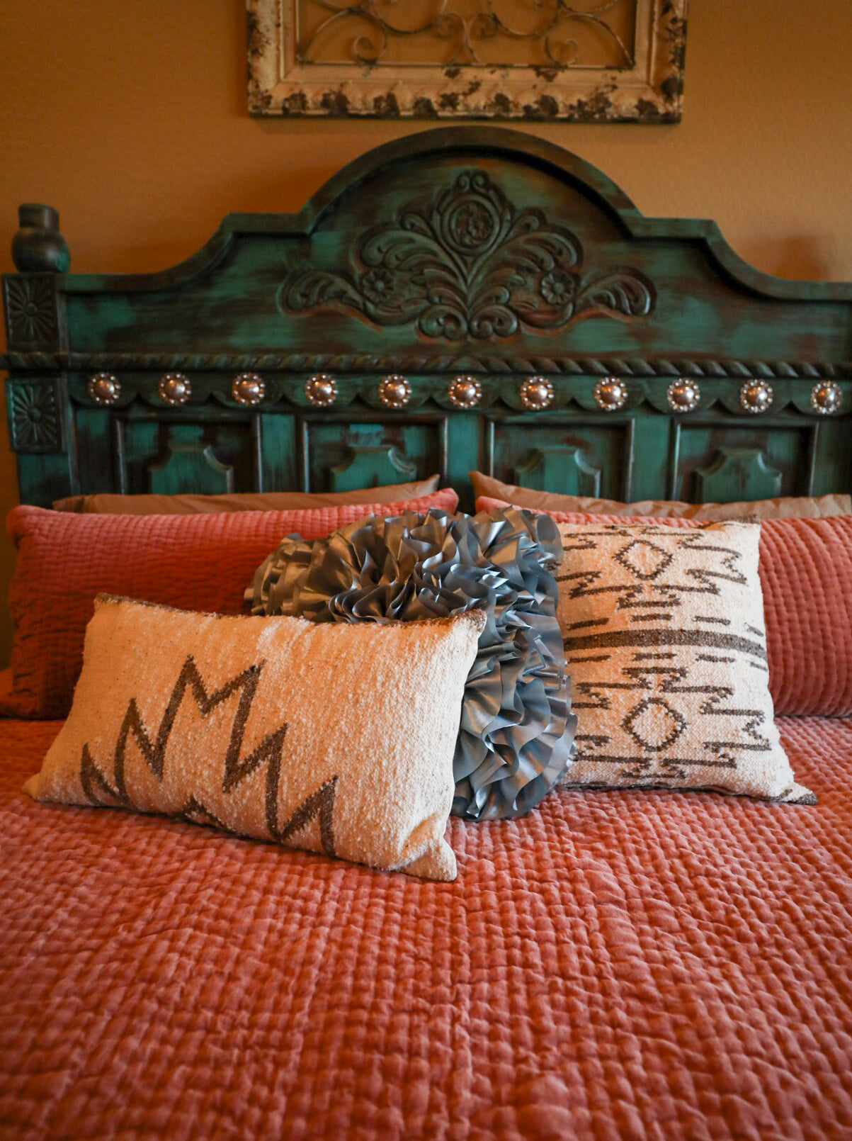 Maguey Square Pillow-Home Goods-Crooked Horn Company, Online Women's Fashion Boutique in San Tan Valley, Arizona 85140