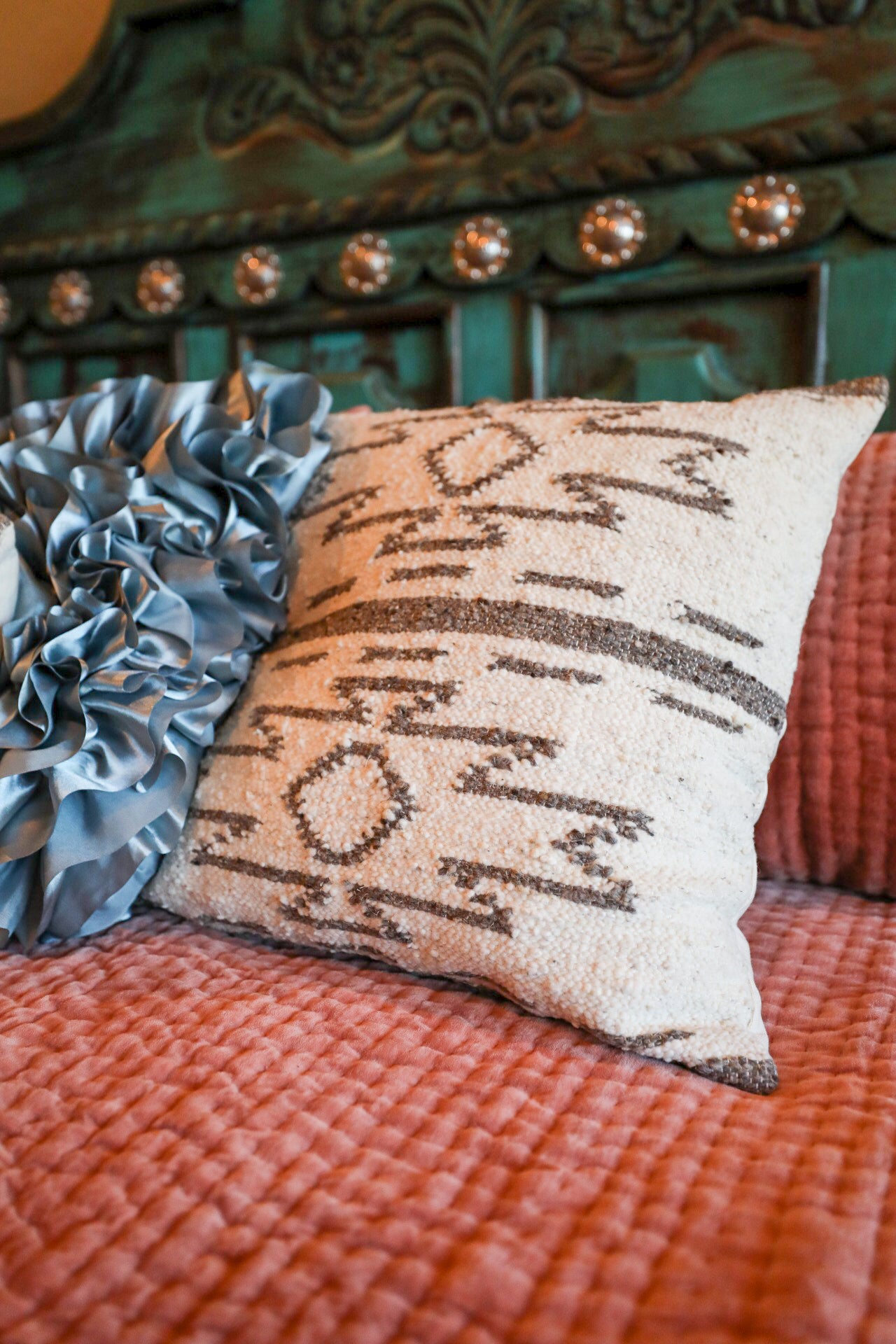 Maguey Square Pillow-Home Goods-Crooked Horn Company, Online Women's Fashion Boutique in San Tan Valley, Arizona 85140