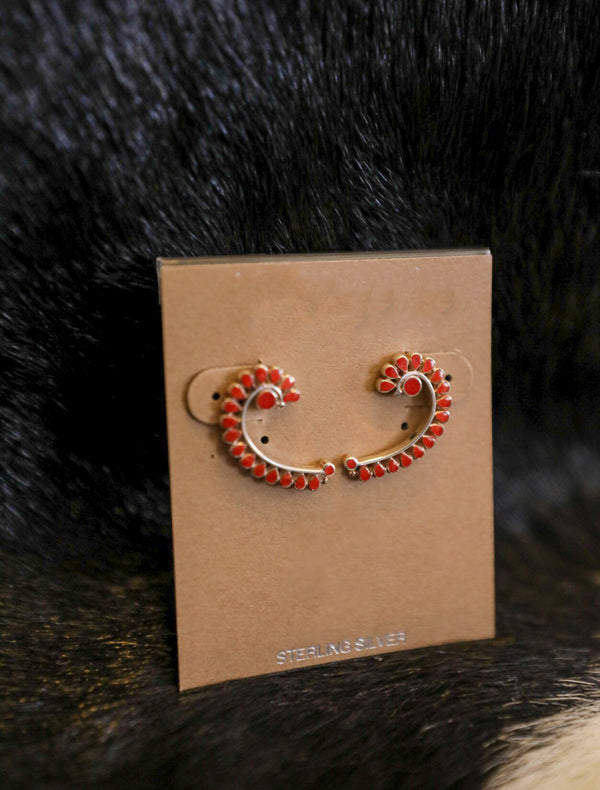 Curley Q Earrings-Jewelry-Crooked Horn Company, Online Women's Fashion Boutique in San Tan Valley, Arizona 85140