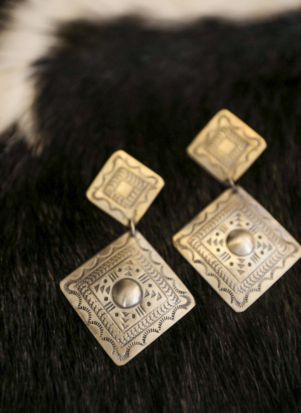 Chimayo III Earrings-Jewelry-Crooked Horn Company, Online Women's Fashion Boutique in San Tan Valley, Arizona 85140