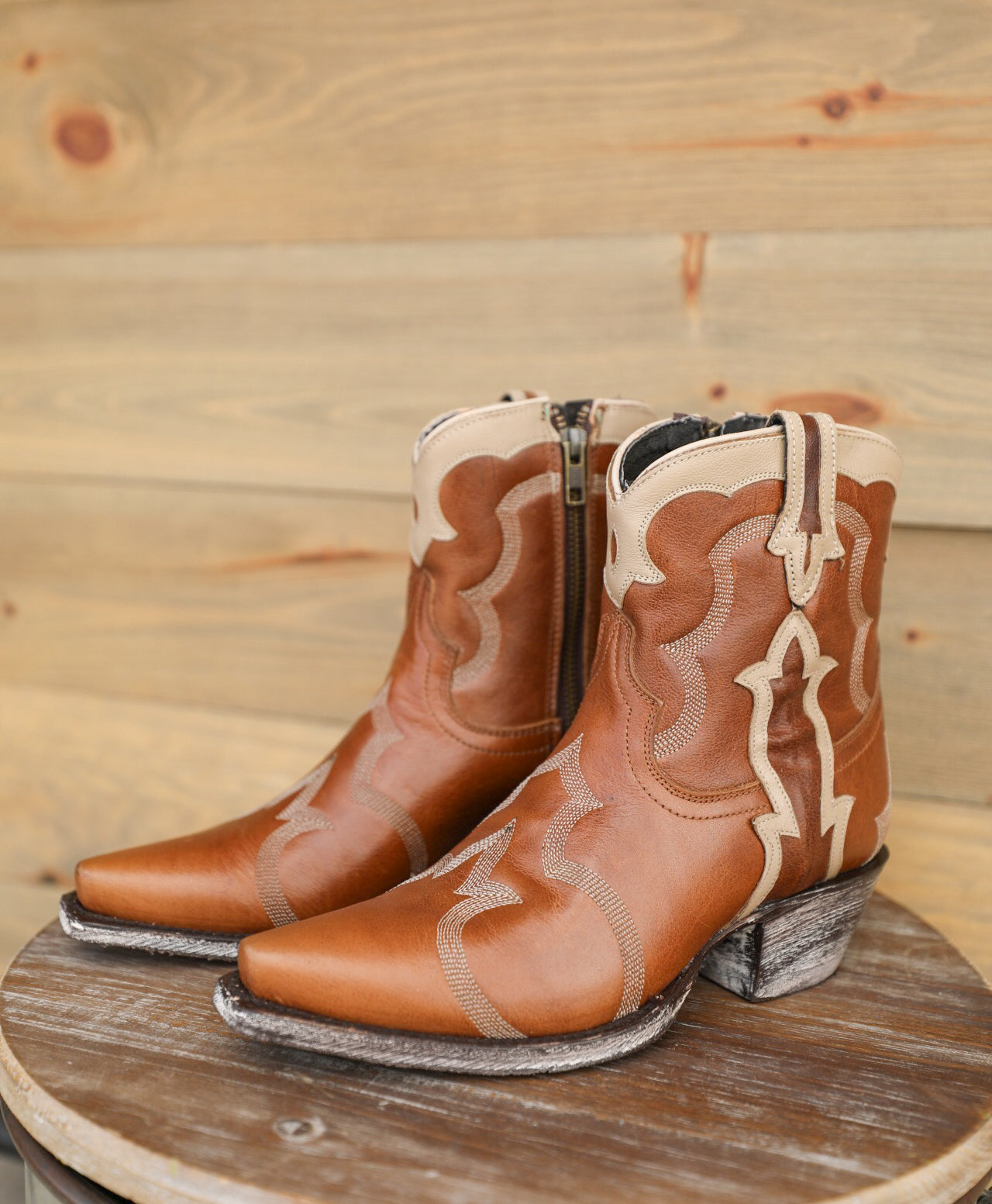 Lorrie Bootie-Boots-Crooked Horn Company, Online Women's Fashion Boutique in San Tan Valley, Arizona 85140