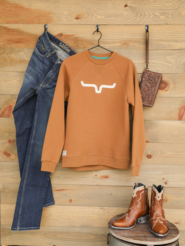 Vintage Crew Sweatshirt-Jacket-Crooked Horn Company, Online Women's Fashion Boutique in San Tan Valley, Arizona 85140