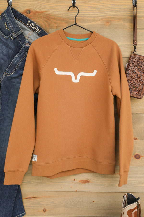 Vintage Crew Sweatshirt-Jacket-Crooked Horn Company, Online Women's Fashion Boutique in San Tan Valley, Arizona 85140