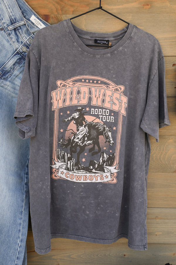 Rodeo Tour Tee-Graphic Tee-Crooked Horn Company, Online Women's Fashion Boutique in San Tan Valley, Arizona 85140
