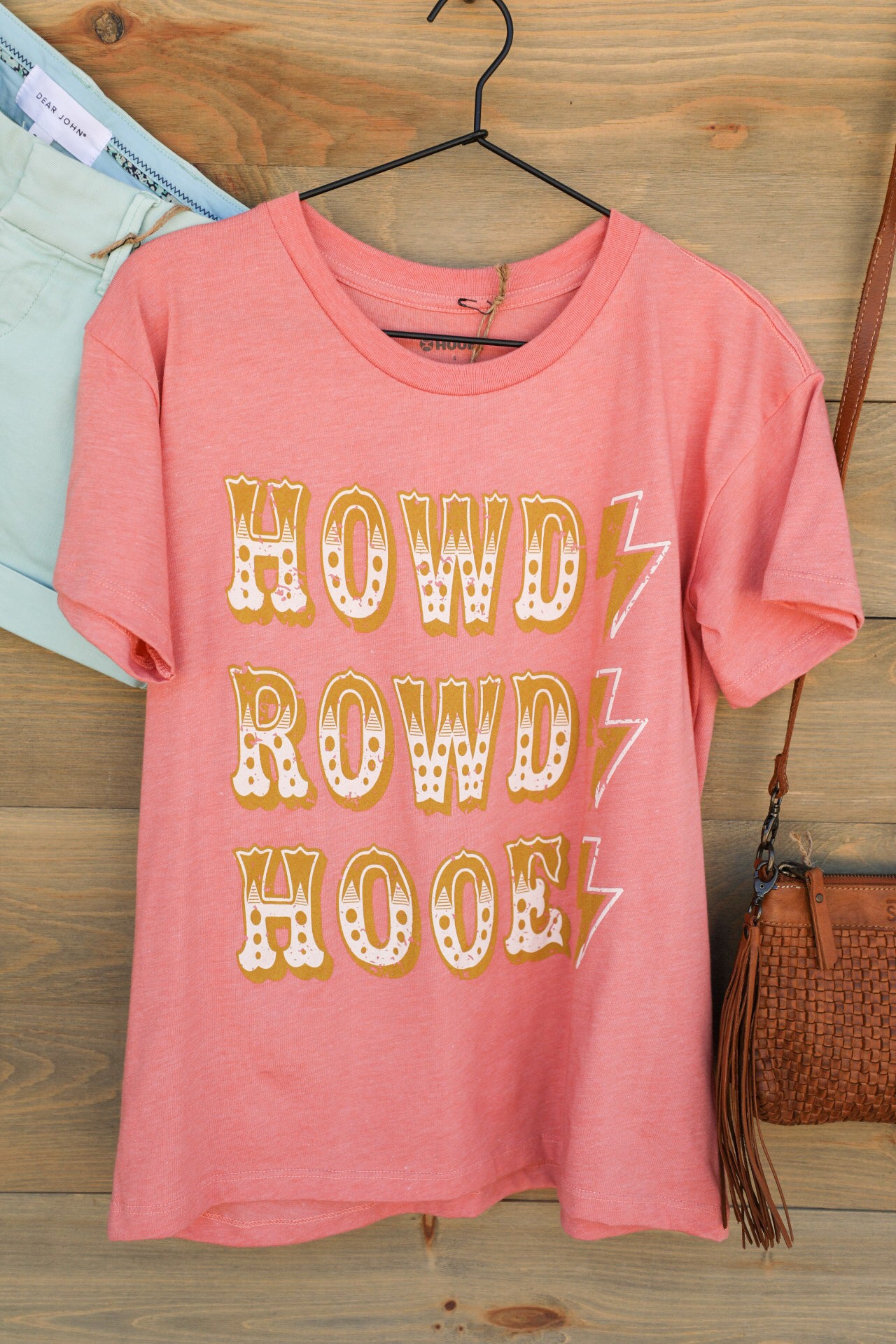 Howdy Rowdy Tee-Graphic Tee-Crooked Horn Company, Online Women's Fashion Boutique in San Tan Valley, Arizona 85140