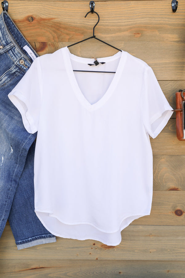 Lanelle Top White-Shirts-Crooked Horn Company, Online Women's Fashion Boutique in San Tan Valley, Arizona 85140