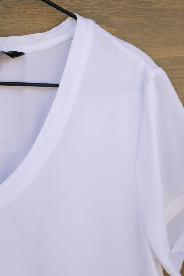 Lanelle Top White-Shirts-Crooked Horn Company, Online Women's Fashion Boutique in San Tan Valley, Arizona 85140