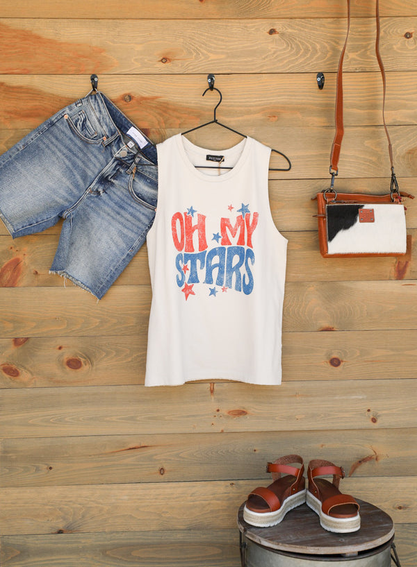 Oh My Stars Top-Graphic Tee-Crooked Horn Company, Online Women's Fashion Boutique in San Tan Valley, Arizona 85140