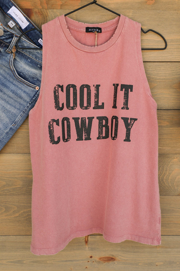 Cool It Cowboy Top-Graphic Tee-Crooked Horn Company, Online Women's Fashion Boutique in San Tan Valley, Arizona 85140