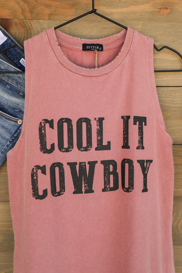 Cool It Cowboy Top-Graphic Tee-Crooked Horn Company, Online Women's Fashion Boutique in San Tan Valley, Arizona 85140