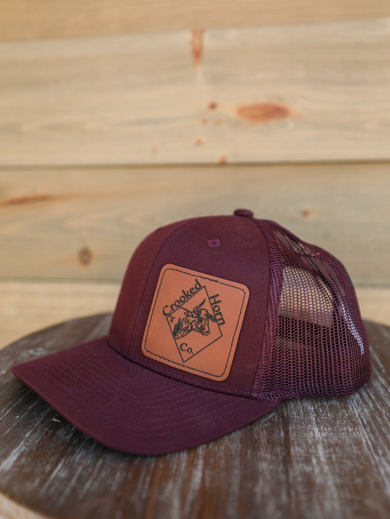 CHC Maroon Hat-Hat-Crooked Horn Company, Online Women's Fashion Boutique in San Tan Valley, Arizona 85140