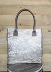 Granizo Brown White Tote-Purses/Bags-Crooked Horn Company, Online Women's Fashion Boutique in San Tan Valley, Arizona 85140