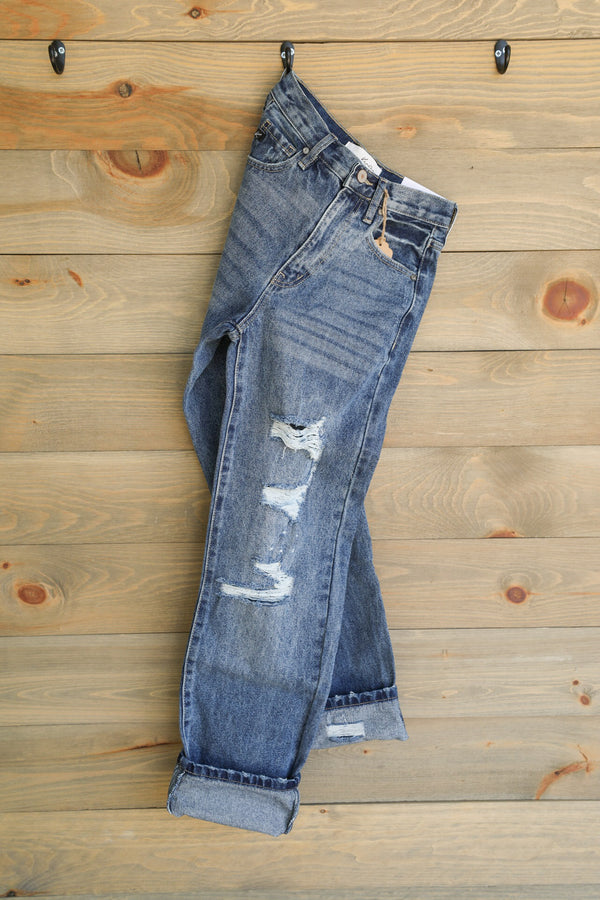Montana Boyfriend Jeans-Pants-Crooked Horn Company, Online Women's Fashion Boutique in San Tan Valley, Arizona 85140